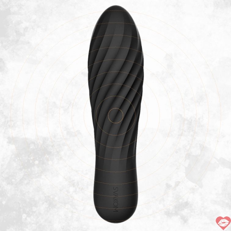 Đạn Dao Động Tulip SVAKOM Đen 10 Tốc Siêu Phê 