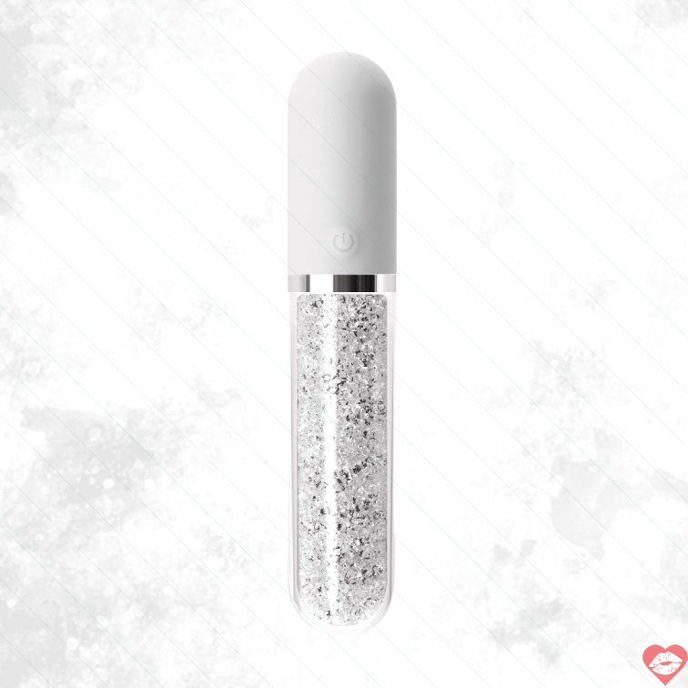 Stardust Vib Kính Trắng 16.8cm Lấp Lánh 