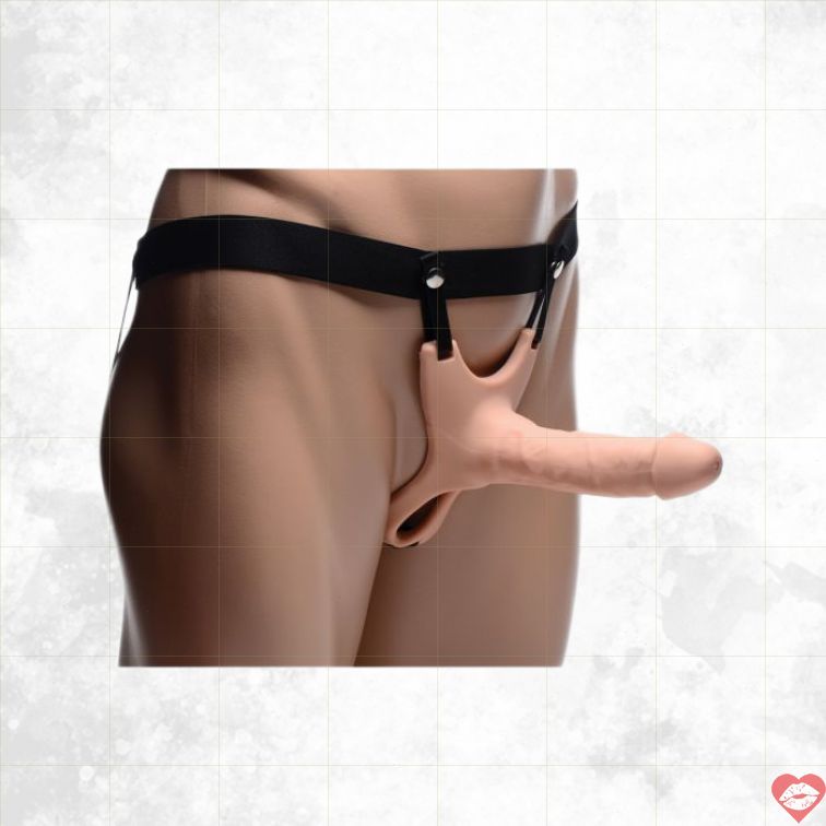 Hollow Strap-On Size Matters Dildo Tăng Kích Lớn 