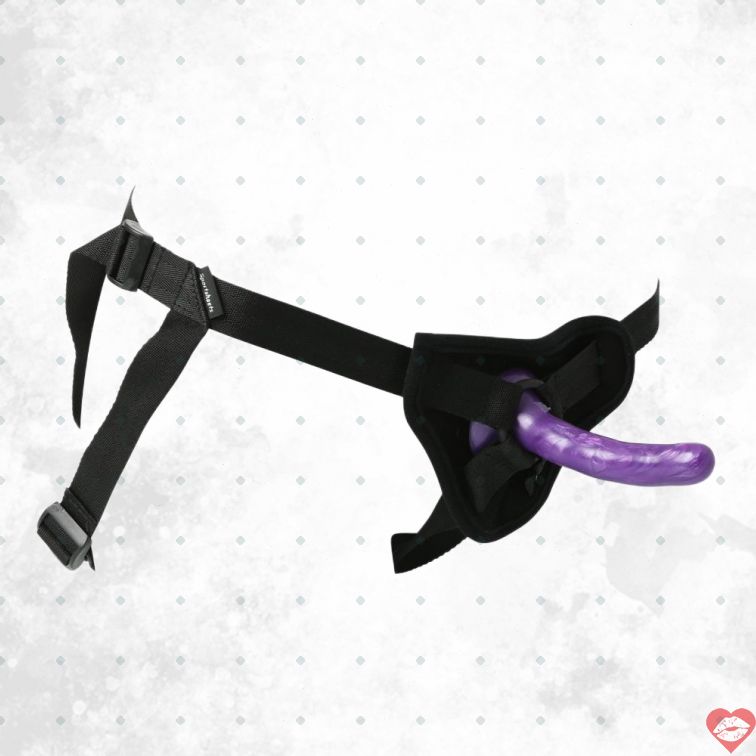 Set Strap-On Sportsheets Điều Chỉnh Dễ Dùng Thân Mật 