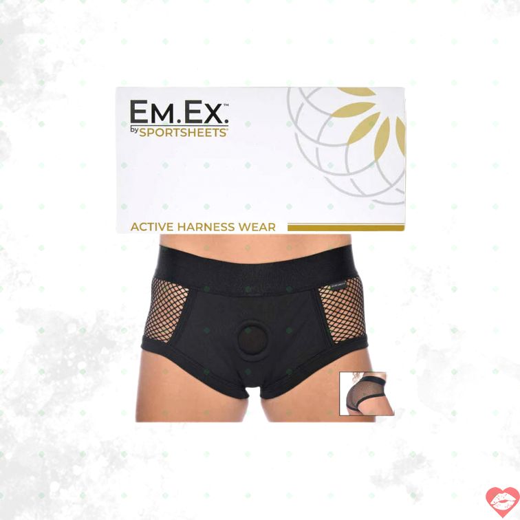 Sportsheets Fishnet Harness Đai Đeo Thoải Mái Sexy 
