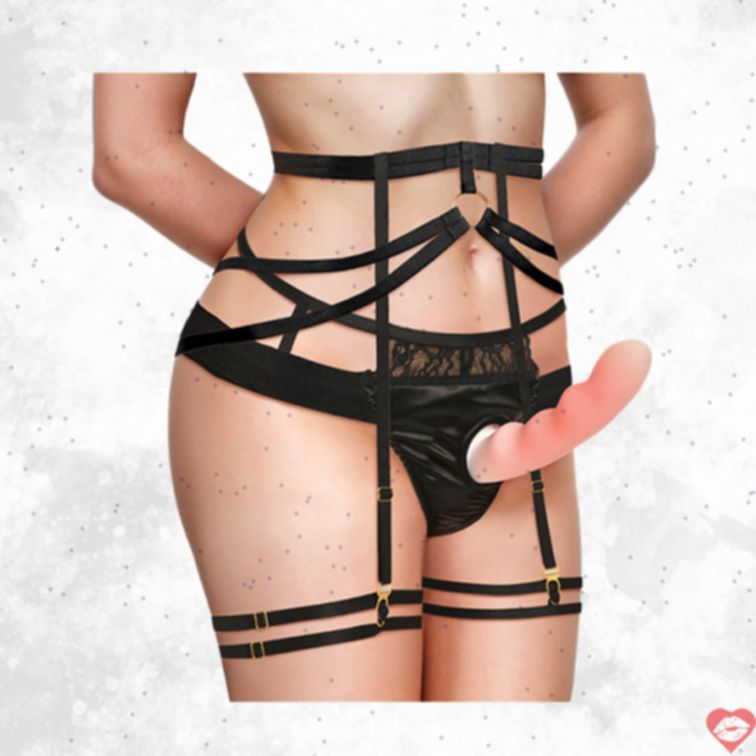 Strap-On Belle Dây Đeo Ren Garter Quyến Rũ Siêu Hot 