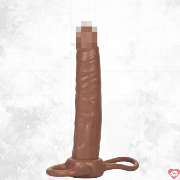 Nasada Accommodator Dual Nâu TPR - Thâm Nhập Đôi Thực Tế 