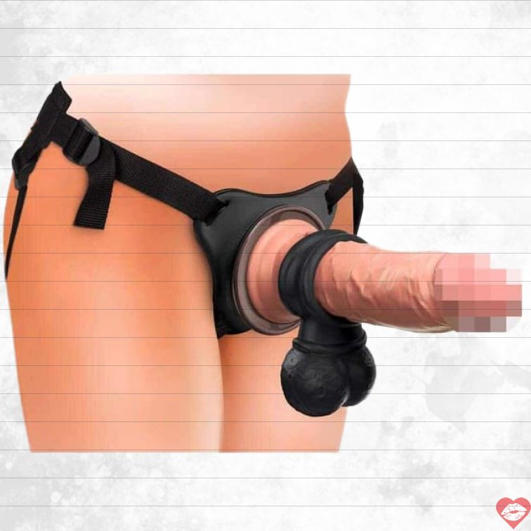 PipeDream King Cock Strapon Đen Cao Cấp Đam Mê 
