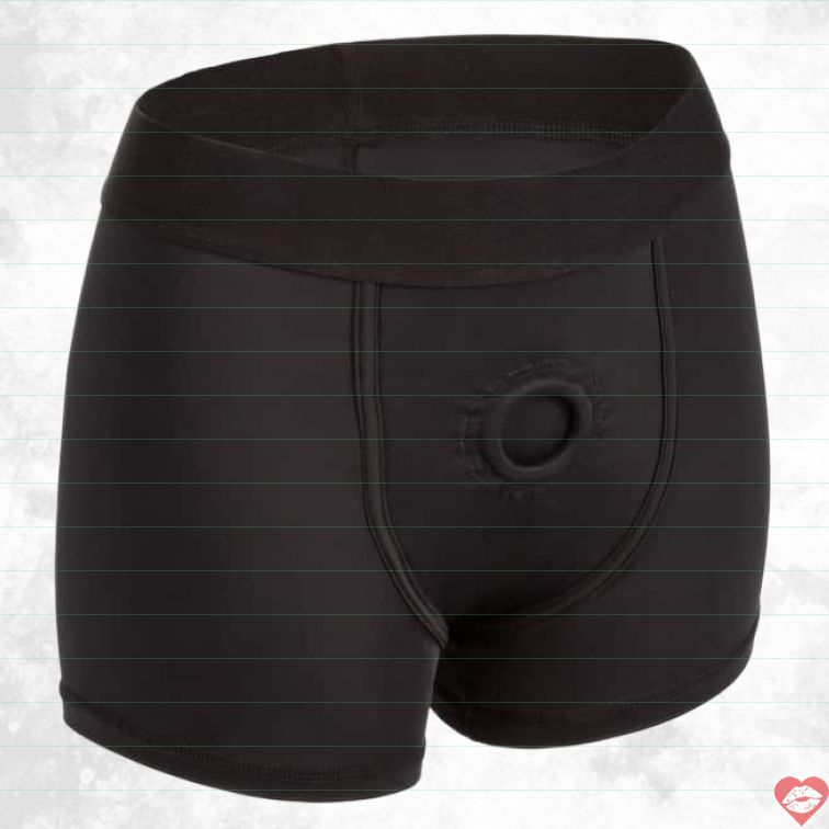 CalExotics Boxer Brief Đen S/M Strap Thoải Mái[dochoius]​ 