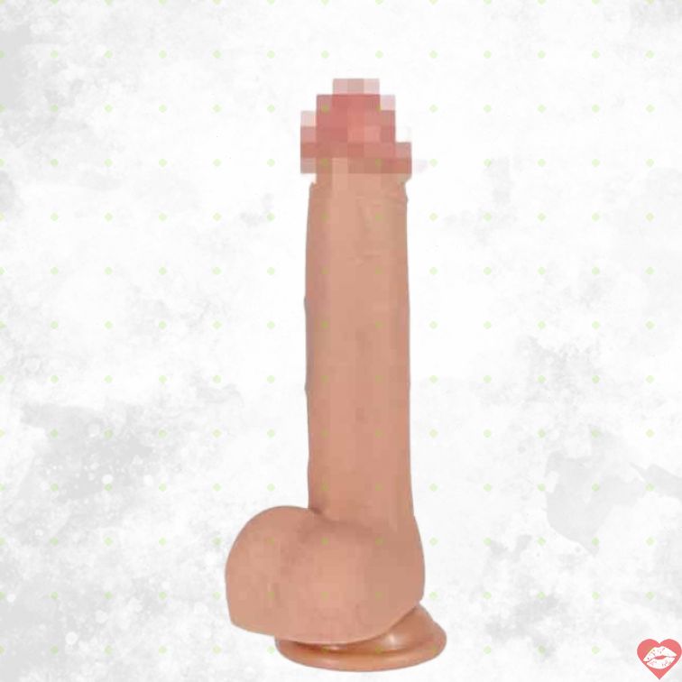 Strapon Da Thật Dual Layer 23cm Thực Tế Đỉnh Cao 