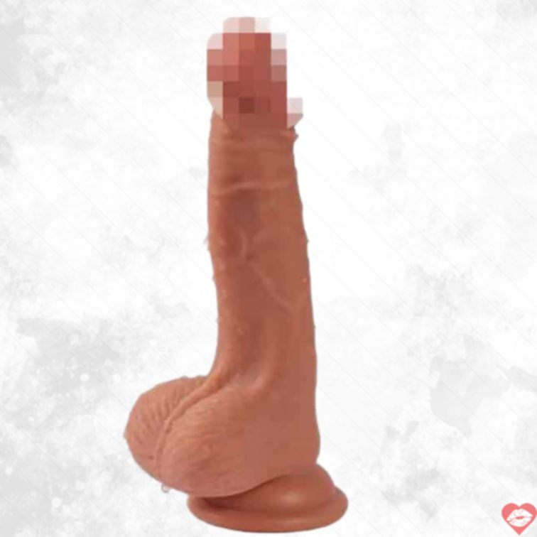 Real Dual Layer Strap On Dildo 19cm Thực Tế Thỏa Mãn 
