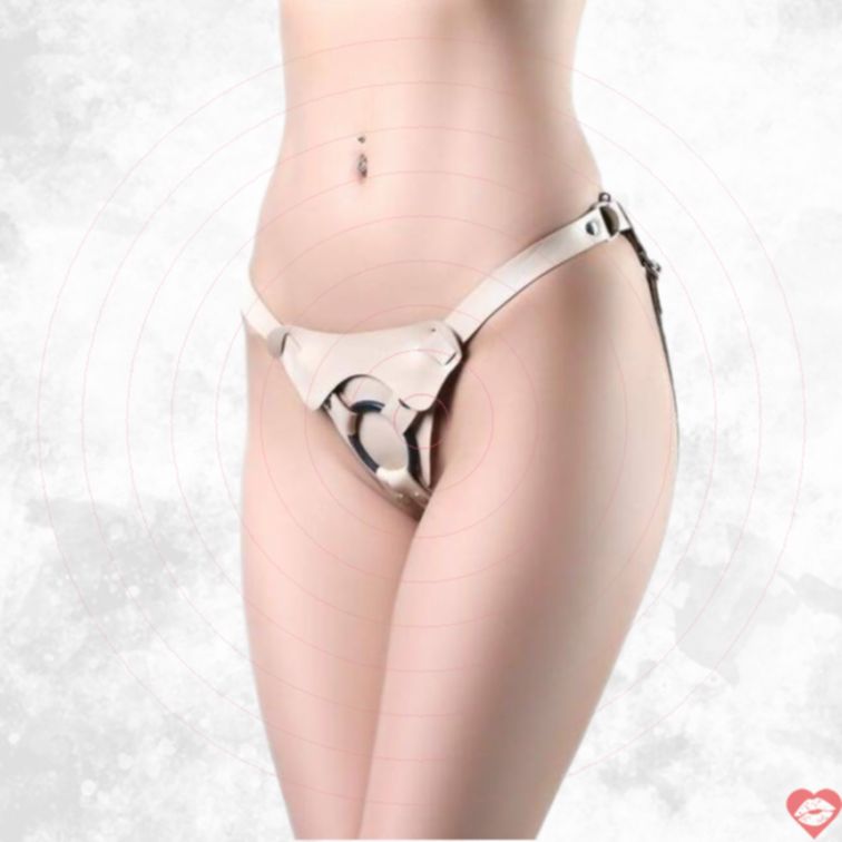 Trusiki Arsenal Eva Strapon Da Thật Beige BDSM 