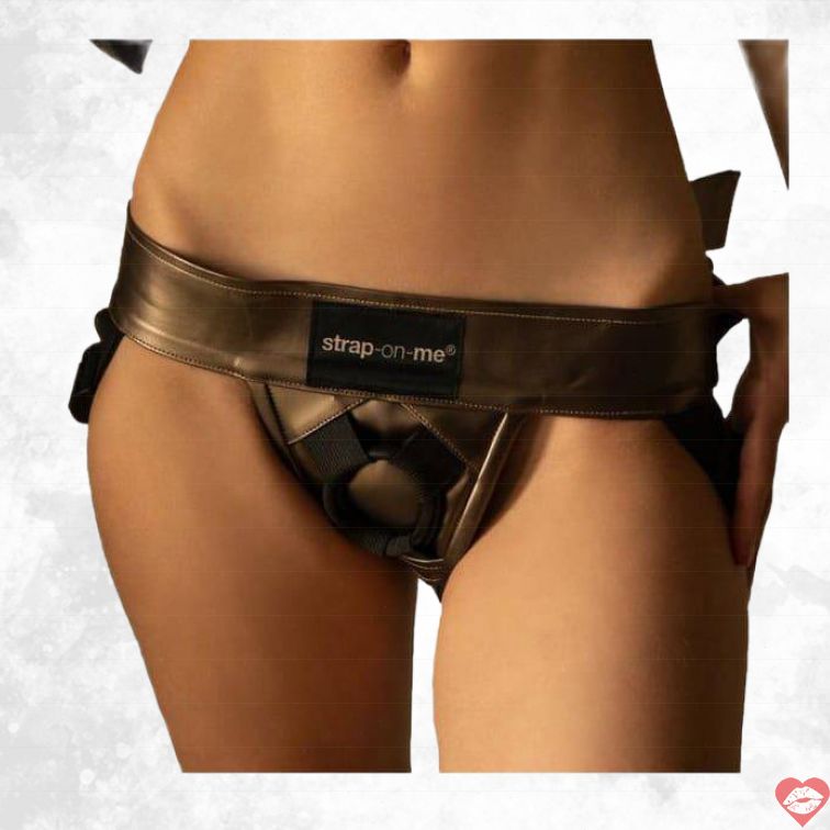 Harness Strap-on-me Da Nâu Universal Thoải Mái Linh Hoạt 