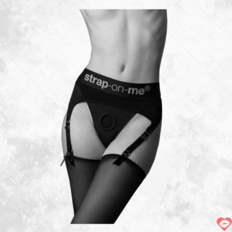 Strap-on-me Rebel Harness Lớn Đen 4-4.5cm Thoải Mái[dochoius]​ 