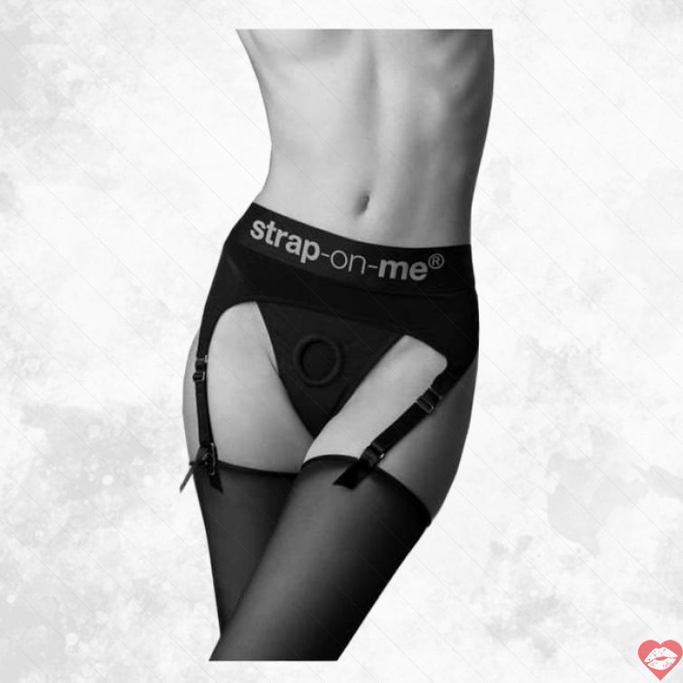 Strapon TruSi Rebel S đen harness tiện lợi quyến rũ 