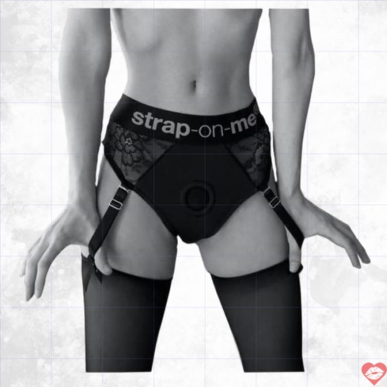 Strap-on Diva L Đen 4-4.5cm Pháp Tinh Xảo 