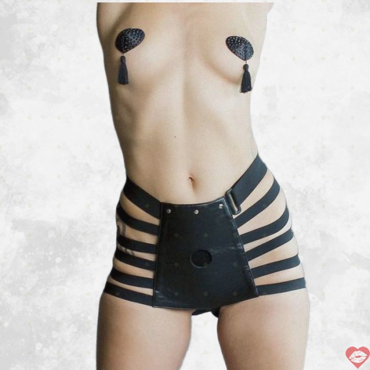 Lola No Mercy Strap Panties Đen M/L Gợi Cảm Thoải Mái 