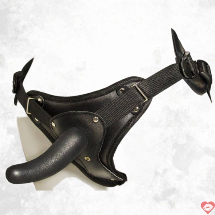 Strapon Lovetoy Neoskin Đen 10cm Đôi Phụ Nữ Thực Tế 