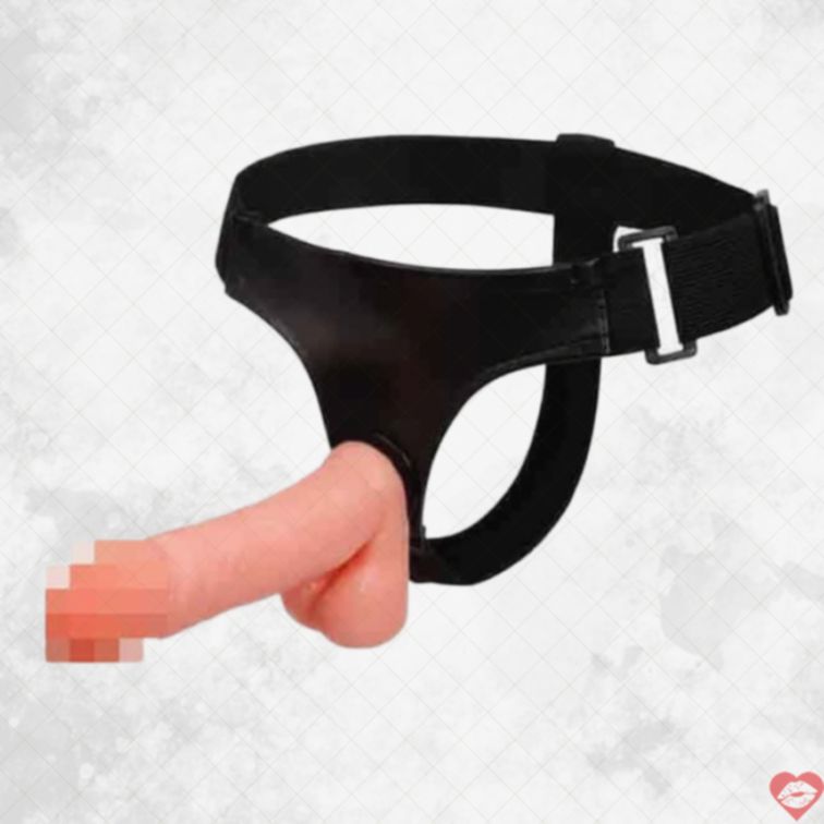 Strap-on Baile 17cm PVC Da Thật Mạnh Mẽ Thăng Hoa 