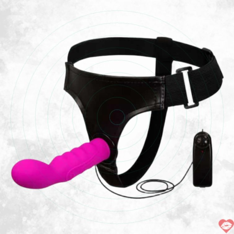 Baile Strapon Tím 16cm Rung G-Spot Siêu Mạnh Đỉnh Cao 