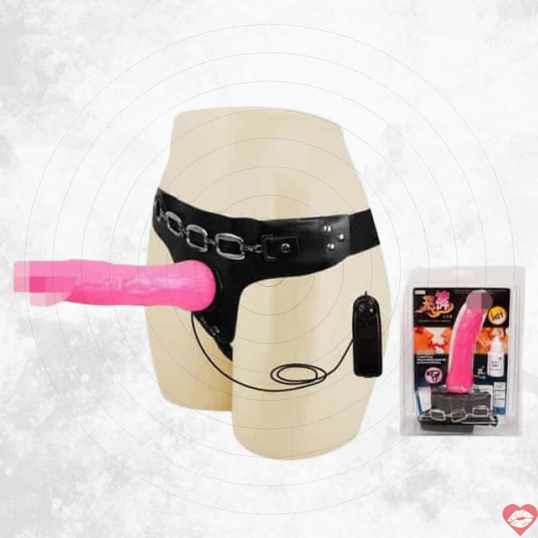 Strapon Baile Rung Hồng 18cm Đàn Hồi Đam Mê 