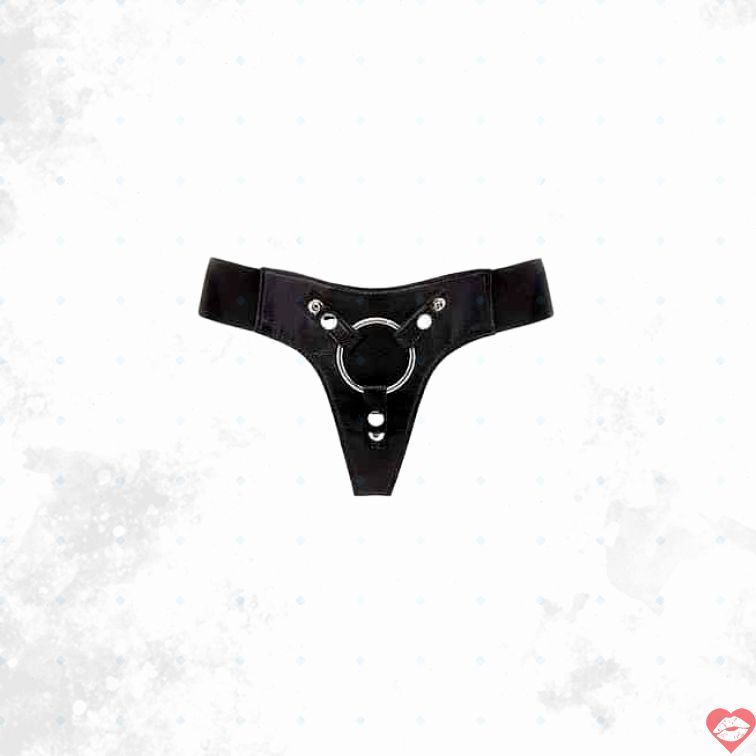 Harness O-Ring Shots Đen Elastic Strap-On Hoàn Hảo 