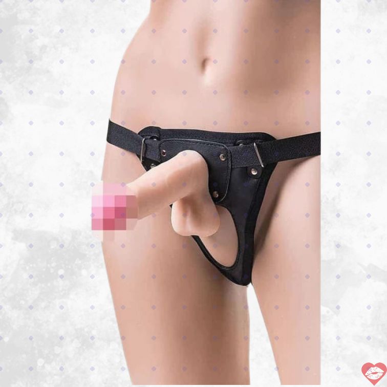 Strap-on RealStick Hunter 14.5cm TPR da thật nứng lồn 
