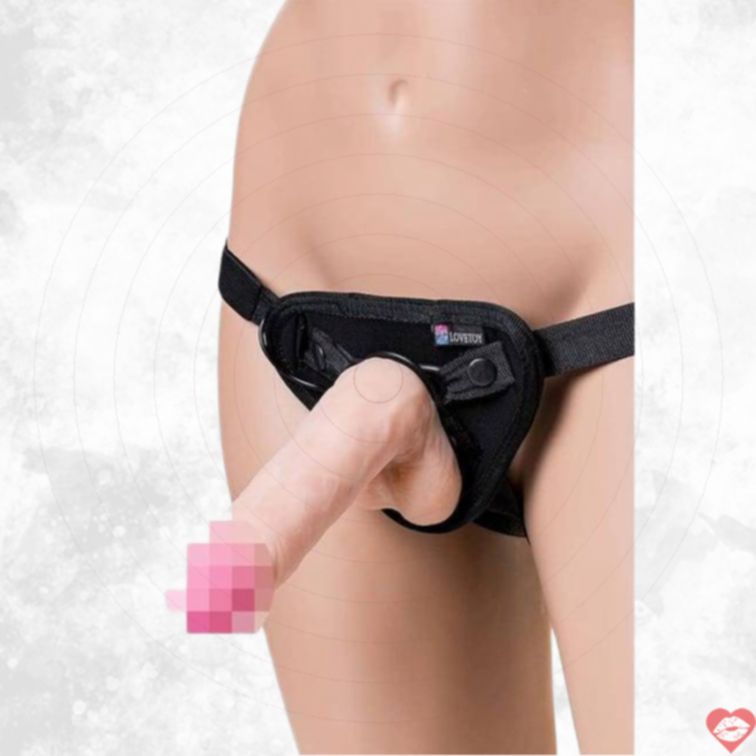 LoveToy Uni Strapon Rung 19cm Unisex Thỏa Mãn 
