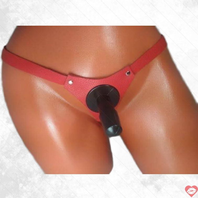 BDSM Arsenal panties da đỏ gai nhọn kinky hoang dã 