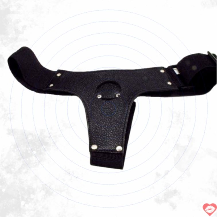 Arsenal BDSM Quần Đai Strapon Da Đen Bền Chắc Mãnh Liệt 