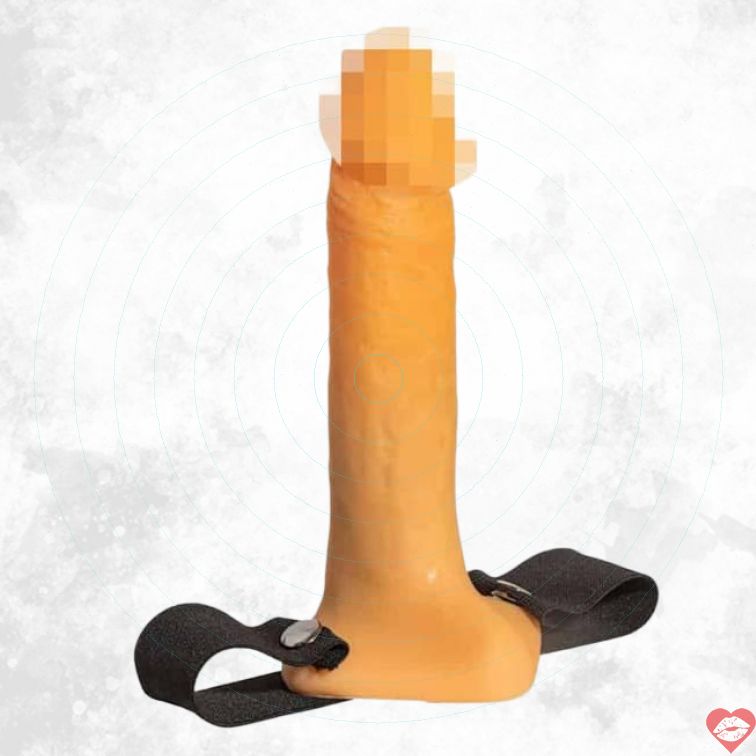 Strapon Rỗng Jaga 18cm PVC Beginner Dễ Dùng Thăng Hoa 