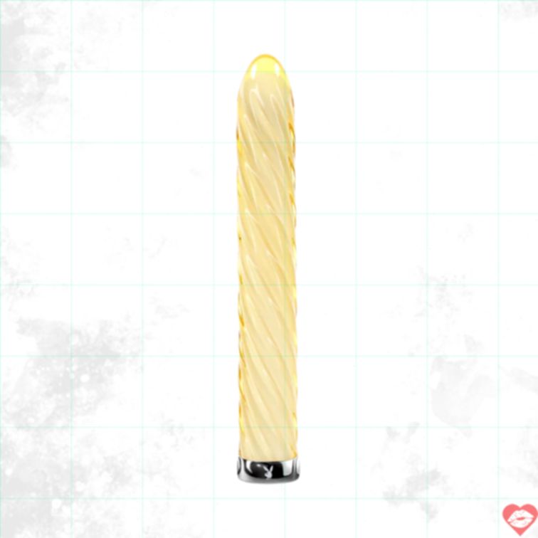 Playboy Twist Of Fate Glass Vibe Uốn Lượn Sang Trọng Mê Hoặc 