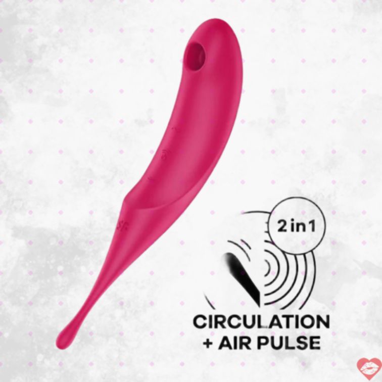 Satisfyer Twirling Pro Xoay Sóng Đôi Đỉnh 