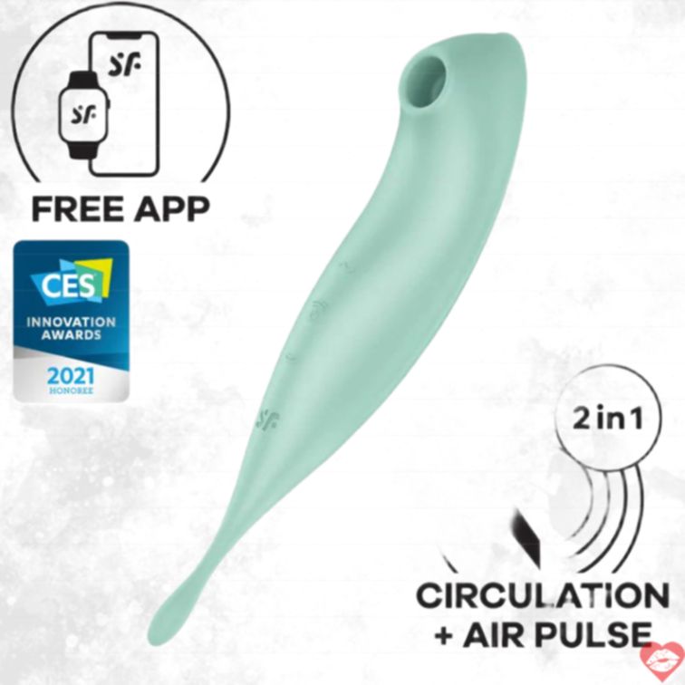 Satisfyer Twirling Pro+ Air Wave Rung Đa Kích Thích Đa Năng 